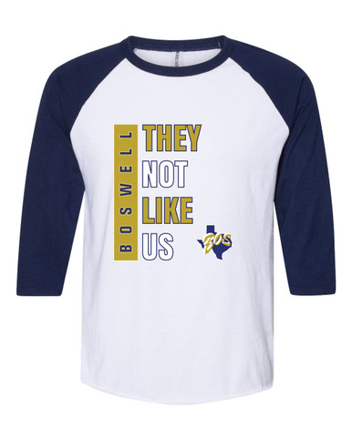 Boswell Pioneers They Not Like Us #1 Men's Baseball T-Shirt