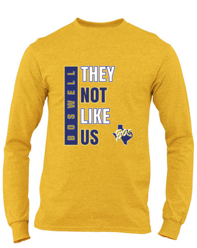 Boswell Pioneers They Not Like Us #1 Men's LS T-Shirt
