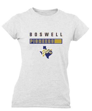 Boswell Pioneers Mascot #7 Women's Premium SS T-Shirt