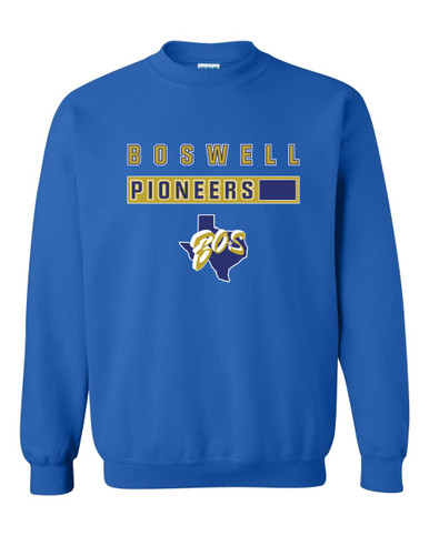 Boswell Pioneers Mascot #7 Men's Sweatshirt
