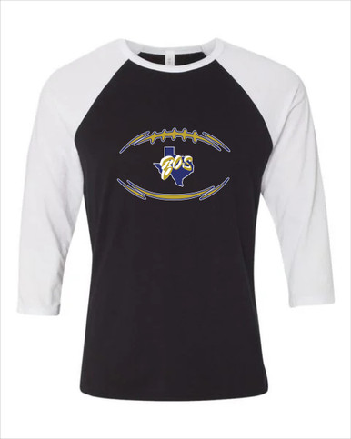 Boswell Pioneers Football #3 Women's Baseball T-Shirt