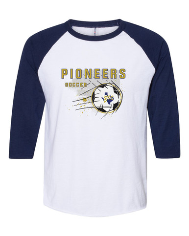 Boswell Pioneers Soccer #2 Men's Baseball T-Shirt