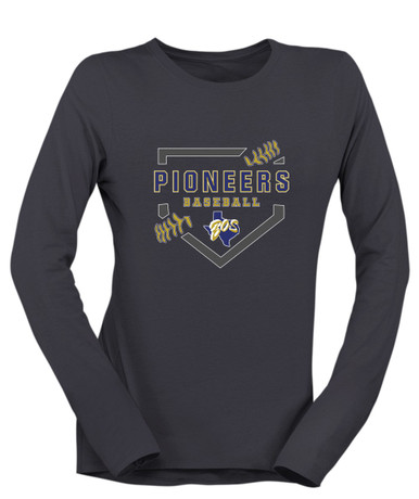 Boswell Pioneers Baseball #2 Women's LS T-Shirt