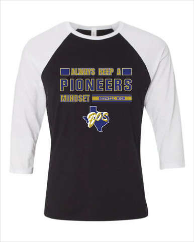 Boswell Pioneers Mindset Men's Baseball T-Shirt