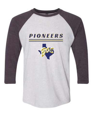 Boswell Pioneers Mascot #8 Men's Baseball T-Shirt