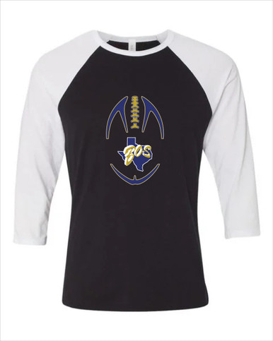 Boswell Pioneers Football #4 Women's Baseball T-Shirt