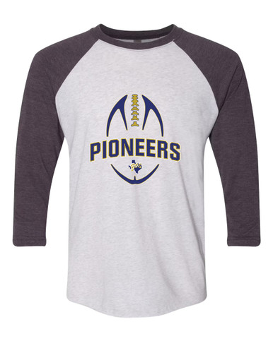 Boswell Pioneers Football #5 Women's Baseball T-Shirt