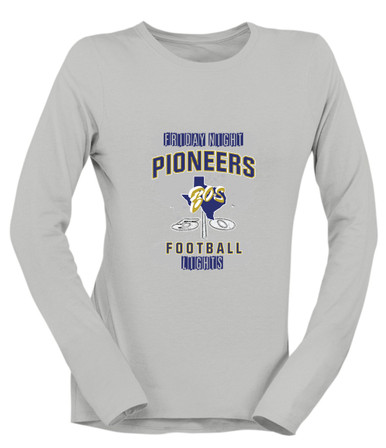 Boswell Pioneers Football #6 Women's Premium LS T-Shirt