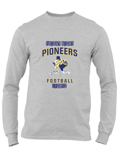 Boswell Pioneers Football #6 Men's LS T-Shirt