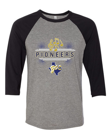 Boswell Pioneers Band # 3 Women's Baseball T-Shirt