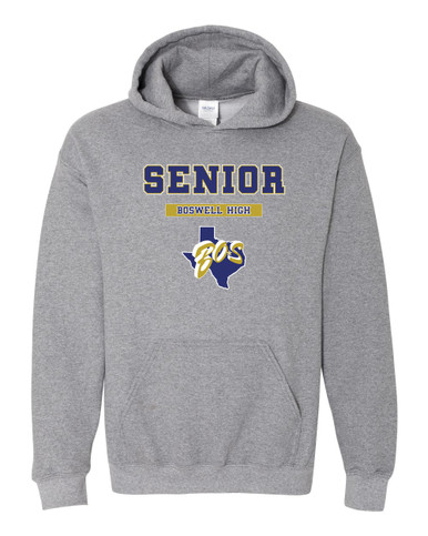 Boswell Pioneers Senior #2 Men's Hoodie