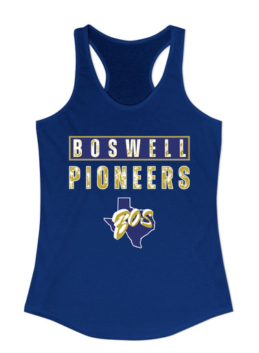 Boswell Pioneers Mascot #9 Women's Tank Top