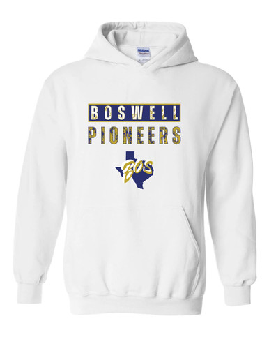 Boswell Pioneers Mascot #9 Men's Hoodie