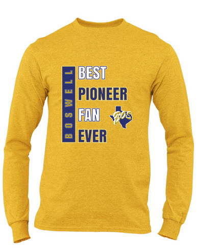 Boswell Pioneers Best Pioneer Fan Men's LS T-Shirt