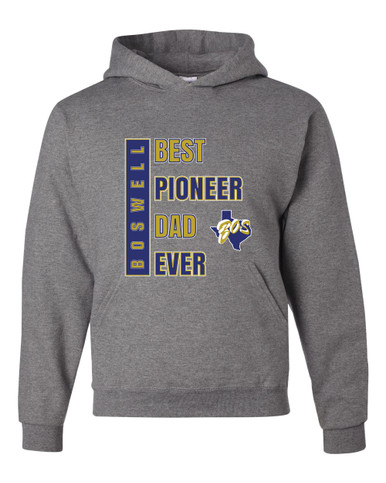 Boswell Pioneers Best Pioneer Dad Men's Premium Hoodie