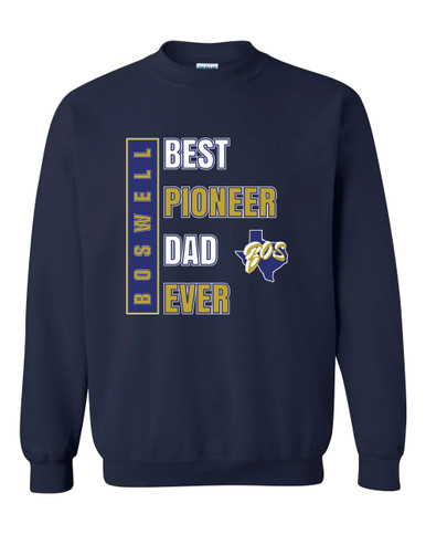 Boswell Pioneers Best Pioneer Dad Men's Sweatshirt