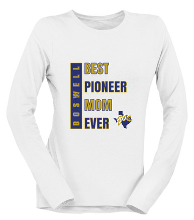 Boswell Pioneers Best Pioneer Mom Women's LS T-Shirt