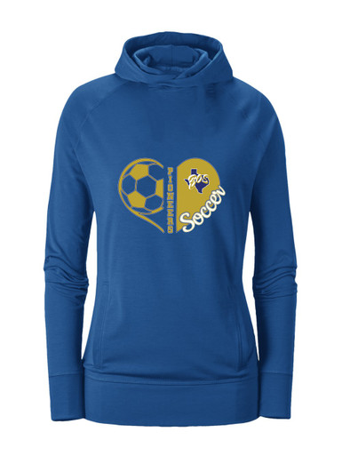 Boswell Pioneers Heart Soccer Women's Hoodie