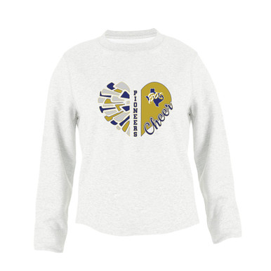 Boswell Pioneers Heart Cheer Women's Sweatshirt