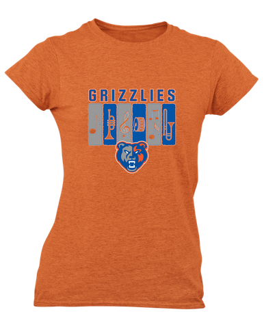 Grand Oaks Grizzlies Band # 2 Women's SS T-Shirt