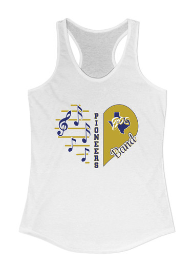 Boswell Pioneers Heart Band Women's Tank Top