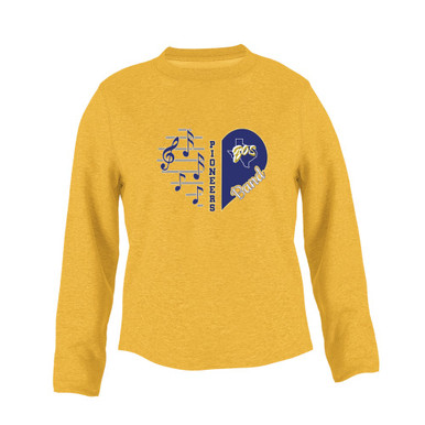 Boswell Pioneers Heart Band Women's Sweatshirt