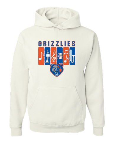 Grand Oaks Grizzlies Band # 2 Men's Premium Hoodie
