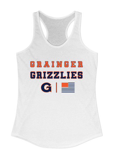 Grainger Grizzlies Spirit Flag Women's Tank Top