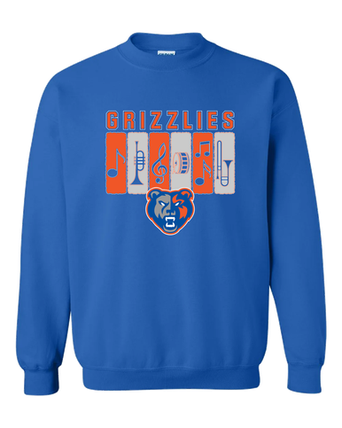 Grand Oaks Grizzlies Band # 2 Men's Sweatshirt