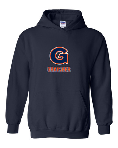 Grainger Grizzlies Mascot #2 Men's Hoodie