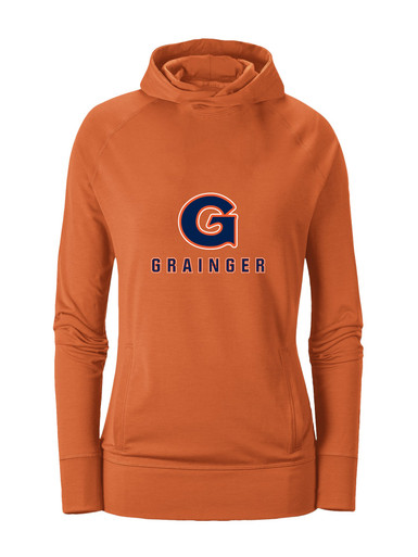 Grainger Grizzlies Mascot #2 Women's Hoodie