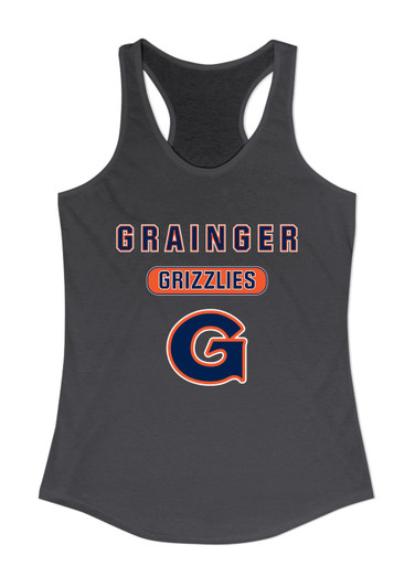 Grainger Grizzlies Mascot #3 Women's Tank Top