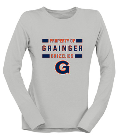Grainger Grizzlies Property Of Women's Premium LS T-Shirt