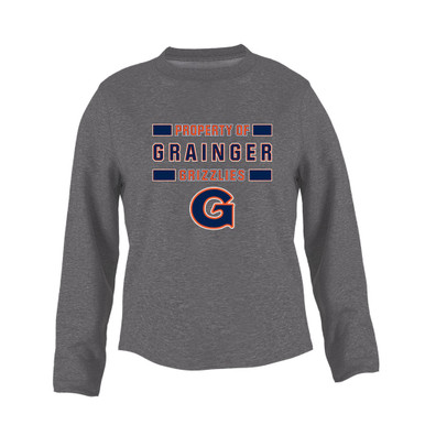 Grainger Grizzlies Property Of Women's Sweatshirt