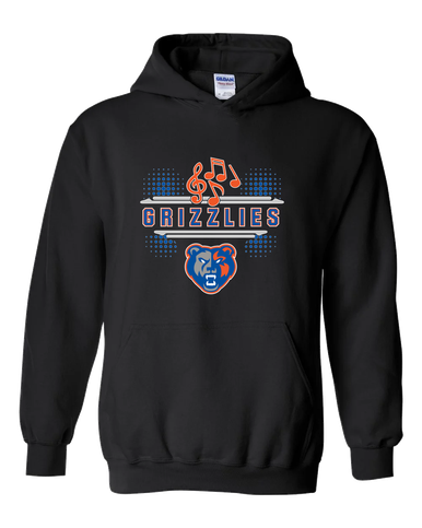 Grand Oaks Grizzlies Band # 3 Men's Hoodie