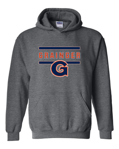 Grainger Grizzlies Mascot #4 Men's Hoodie