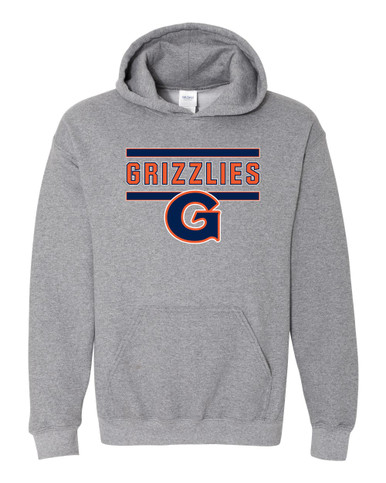 Grainger Grizzlies Mascot #5 Men's Hoodie