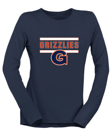 Grainger Grizzlies Mascot #5 Women's Premium LS T-Shirt