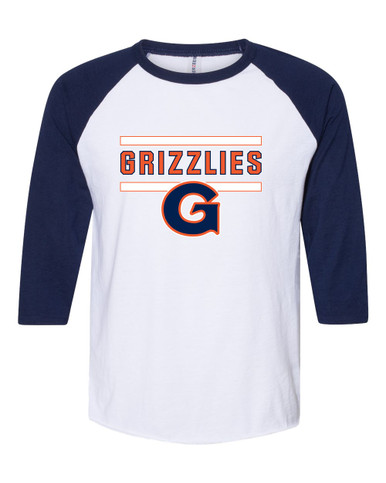 Grainger Grizzlies Mascot #5 Women's Baseball T-Shirt