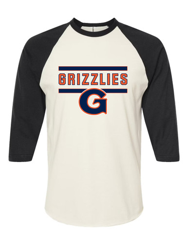 Grainger Grizzlies Mascot #5 Men's Baseball T-Shirt