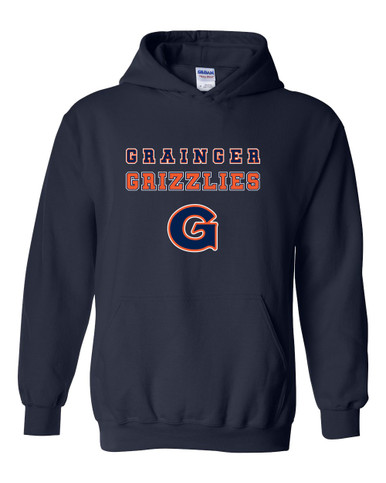 Grainger Grizzlies Spirit Men's Hoodie
