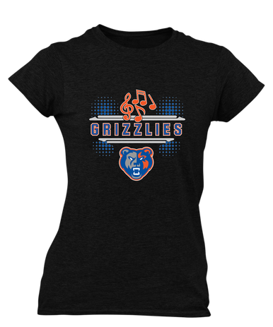 Grand Oaks Grizzlies Band # 3 Women's SS T-Shirt