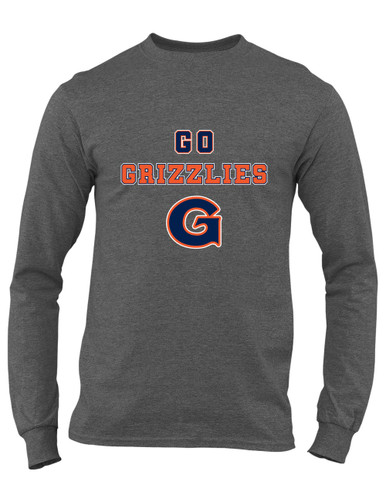 Grainger Grizzlies Go Team Men's LS T-Shirt