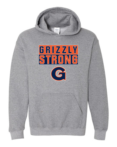 Grainger Grizzlies Strong #1 Men's Hoodie