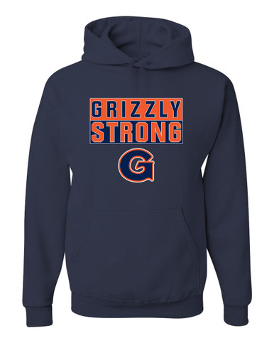 Grainger Grizzlies Strong #1 Men's Premium Hoodie