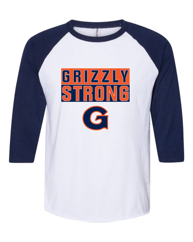 Grainger Grizzlies Strong #1 Men's Baseball T-Shirt