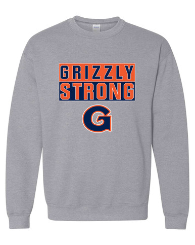 Grainger Grizzlies Strong #1 Men's Sweatshirt