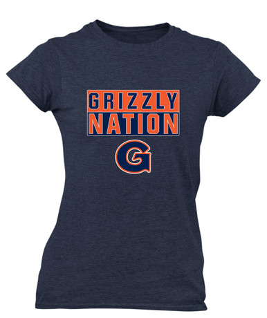 Grainger Grizzlies Nation #1 Women's SS T-Shirt