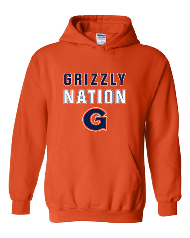 Grainger Grizzlies Nation #2 Men's Hoodie