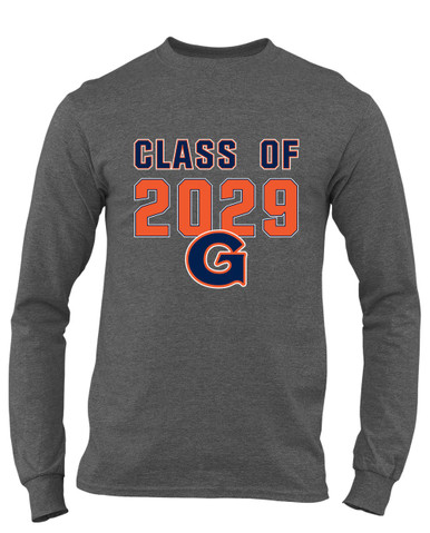 Grainger Grizzlies Class of 2029 Men's LS T-Shirt